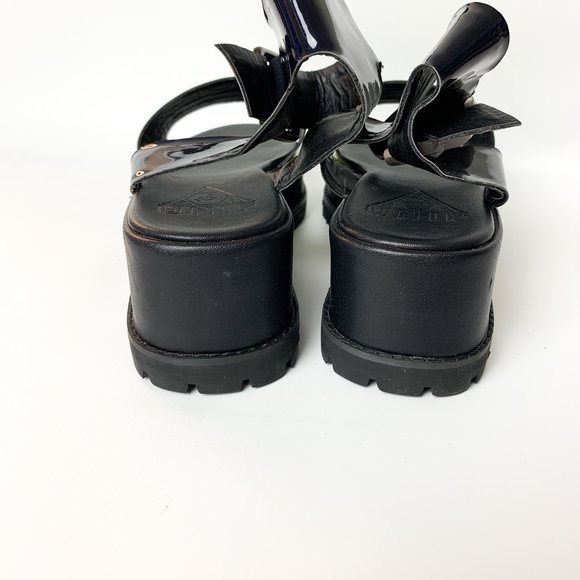 UNIF holographic seeker platform sandals 9 - Picture 4 of 8